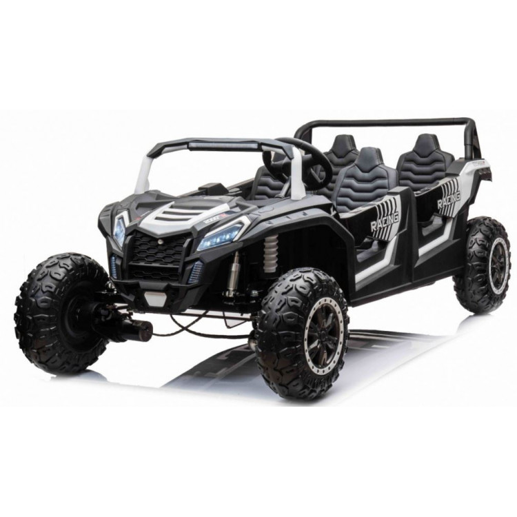 Elektrické autíčko Buggy ATV Racing UTV2000 Štvormiestne!!! Biela - 4 X 150W - 24V10Ah + 24V10Ah grátis